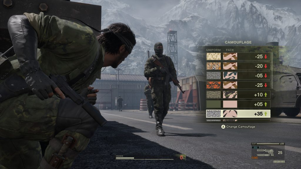 cận cảnh gameplay lén lút trong METAL GEAR SOLID Δ