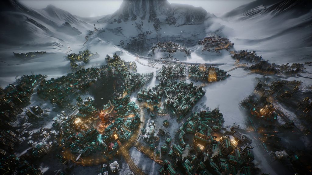 thành phố hoành tráng trong Frostpunk 2