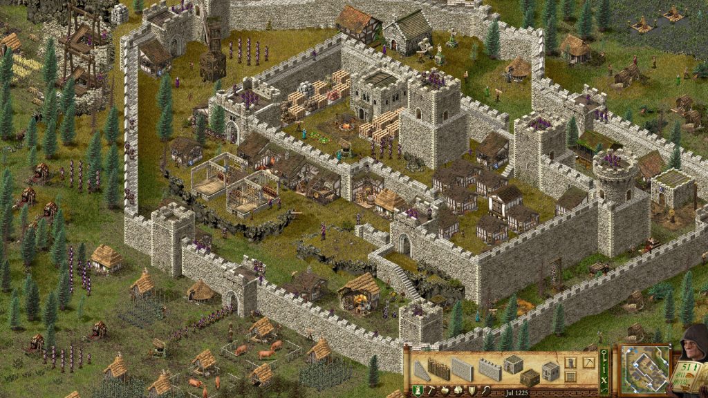 gameplay chiến thuật Stronghold Definitive Edition