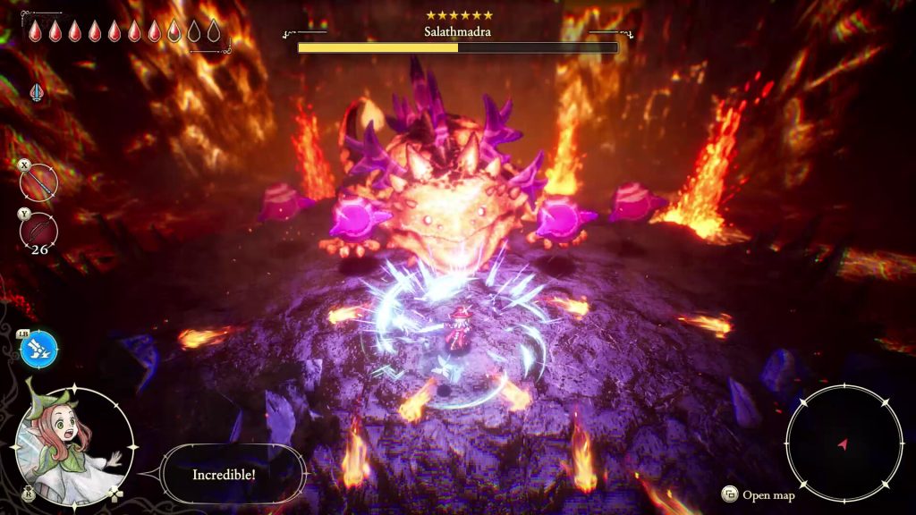 đánh boss trong The Adventures of Elliot: The Millennium Tales